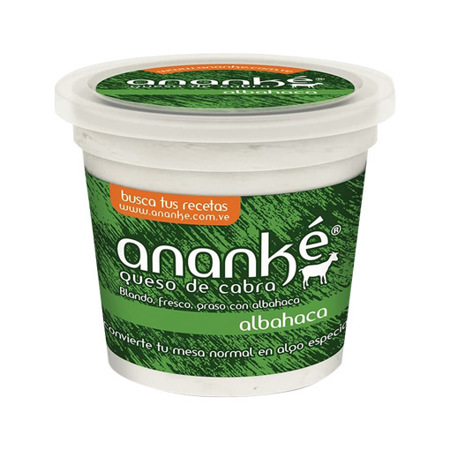 QUESO CABRA ANANKE ALBAHACA 200G