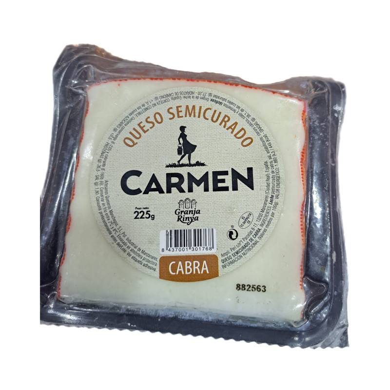 QUESO DE CABRA SEMICURADO 225GR