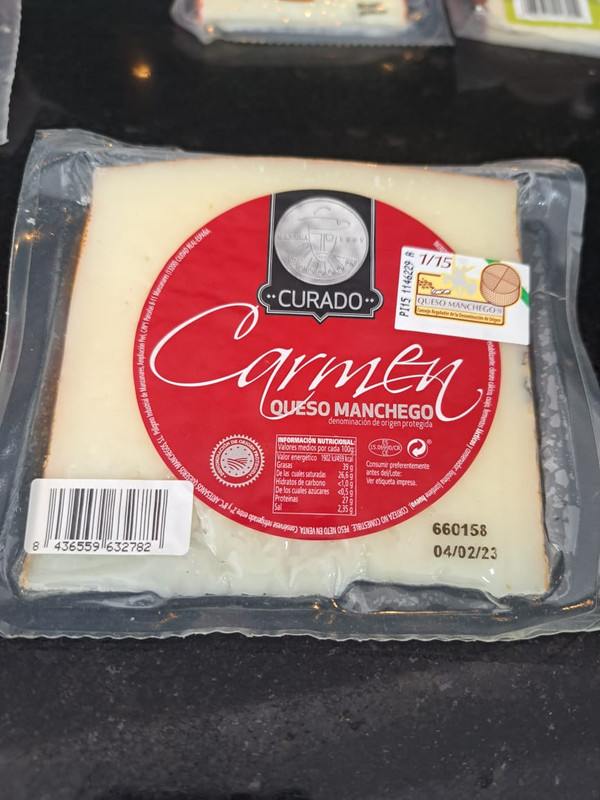 QUESO MANCHEGO CURADO 200GR