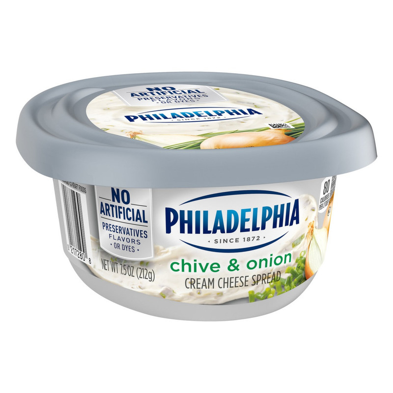 QUESO PHILADELPHIA CHIVE & ONION 212 Gr