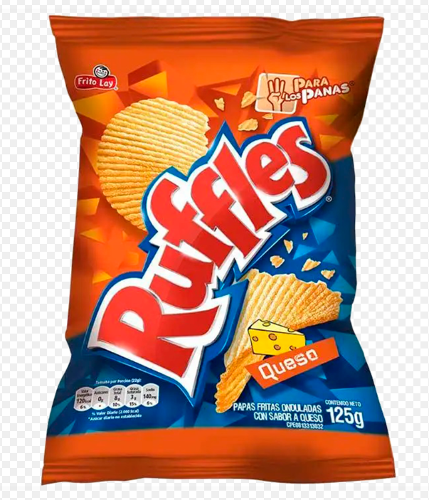 RUFFLES QUESO 125G