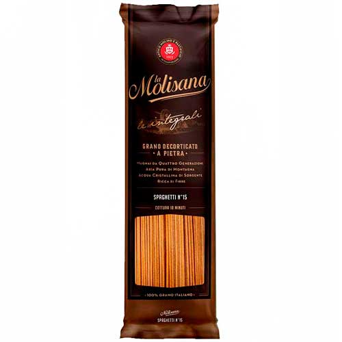 SPAGHETTI INTEGRAL N15 LA MOLISANA 500GR