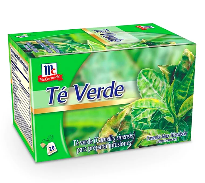 TE  VERDE MC CORMICK 20 UNID