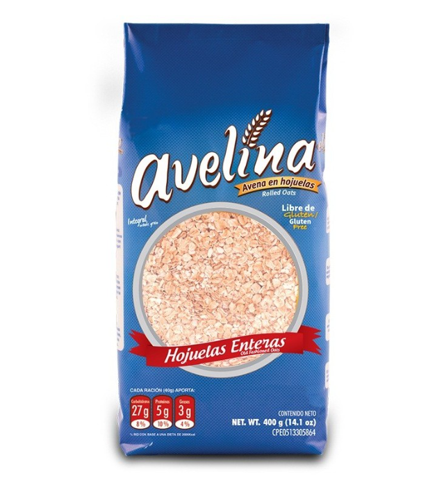 AVELINA EN HOJUELAS LIBRE DE GLUTEN 800G