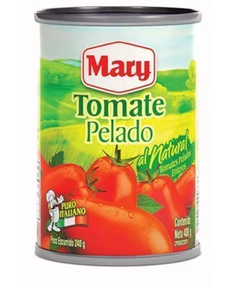 TOMATES PELADOS MARY 400GR