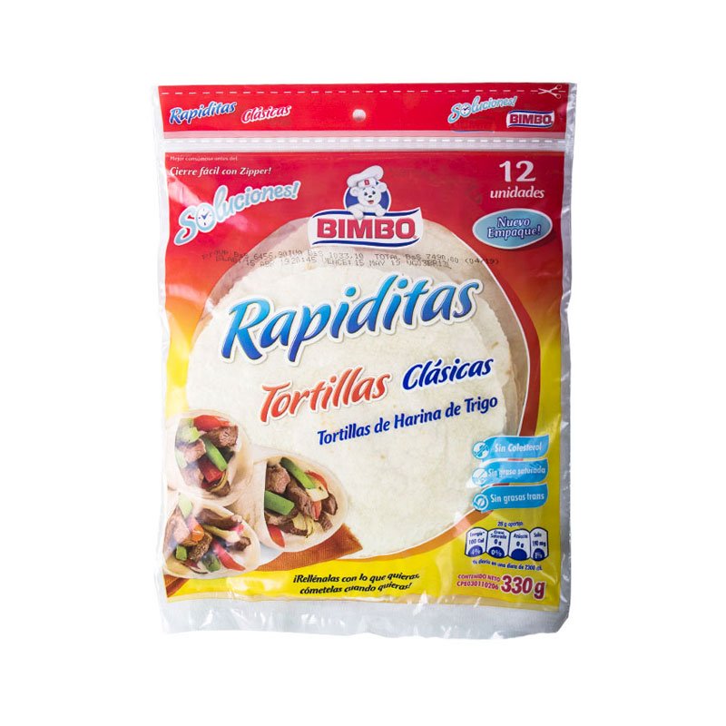 TORTILLAS BIMBO 12P 330G