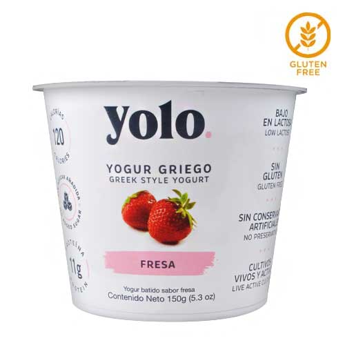 YOGUR GRIEGO YOLO FRESA 150G