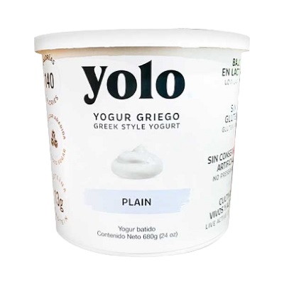 YOGUR GRIEGO YOLO PLAIN 680GR