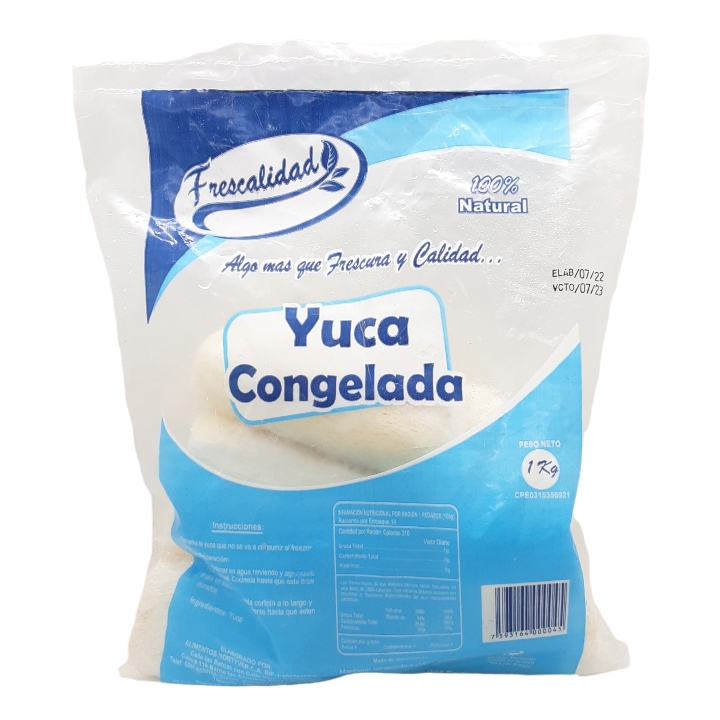 YUCA CONGELADA LA GRANJA 1 KG