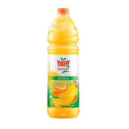 YUKERY NECTAR DE NARANJA MANGO 1,5 L