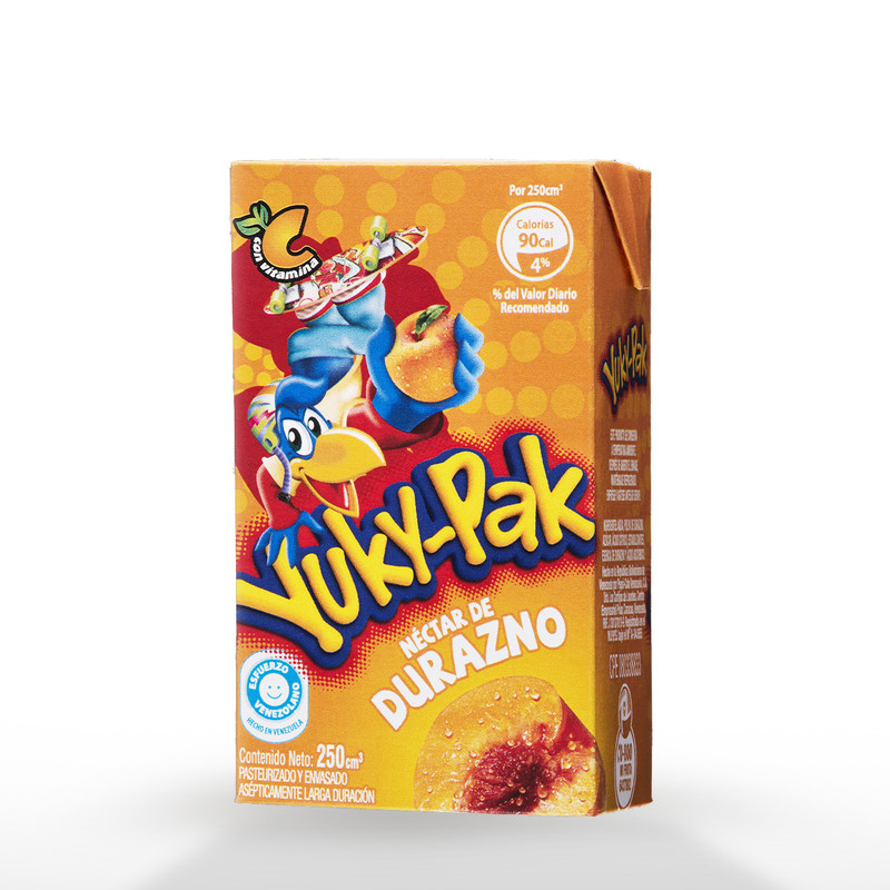 YUKY-PAK NECTAR DE DURAZNO 250ML