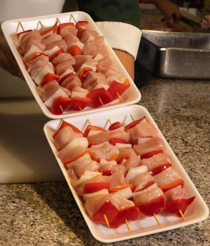 BROCHETAS DE POLLO 1 Kg