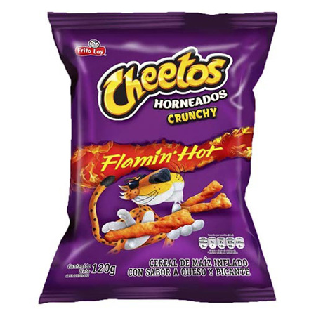 CHEETOS HORNEADOS FLAMIN HOT 120G