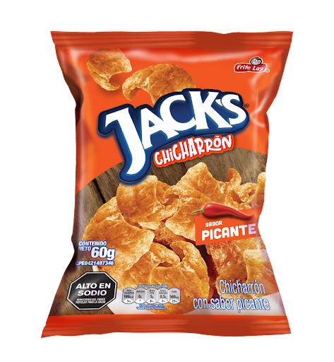 CHICHARRON PICANTE JACKS 60G