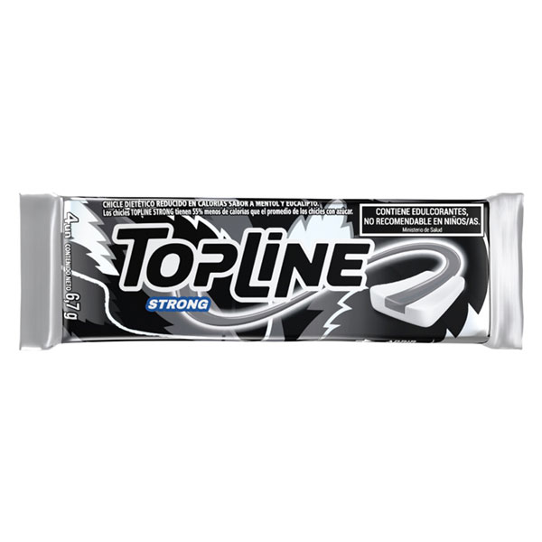 CHICLE TOPLINE STRONG 6 GR