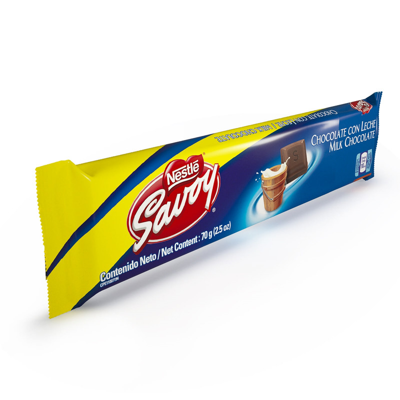 CHOCOLATE SAVOY LECHE 70G