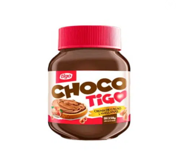 CHOCOTIGO UNTABLE CON AVELLANAS 350GR