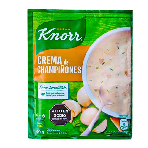 CREMA DE CHAMPIÑONES KNORR 60G