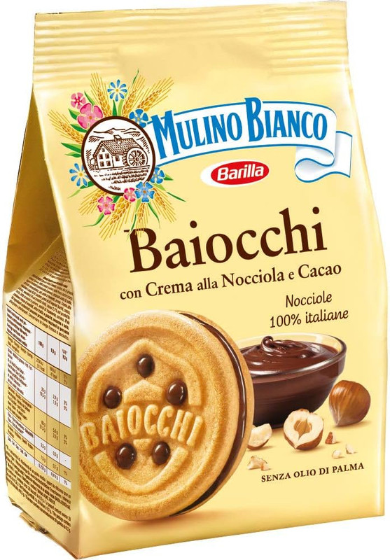 GALLETAS BAIOCCHI CREMA NOCC 260G