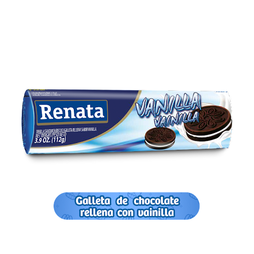 GALLETAS RENATA SANDWICH CHOCO-VAINILLA 