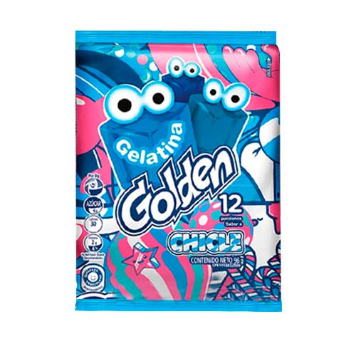 GELATINA CHICLE GOLDEN 96GR