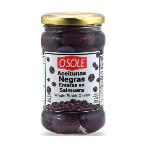 ACEITUNAS NEGRAS ENTERAS OSOLE 300G