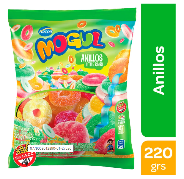 GOMITAS MOGUL ANILLO 220 GR