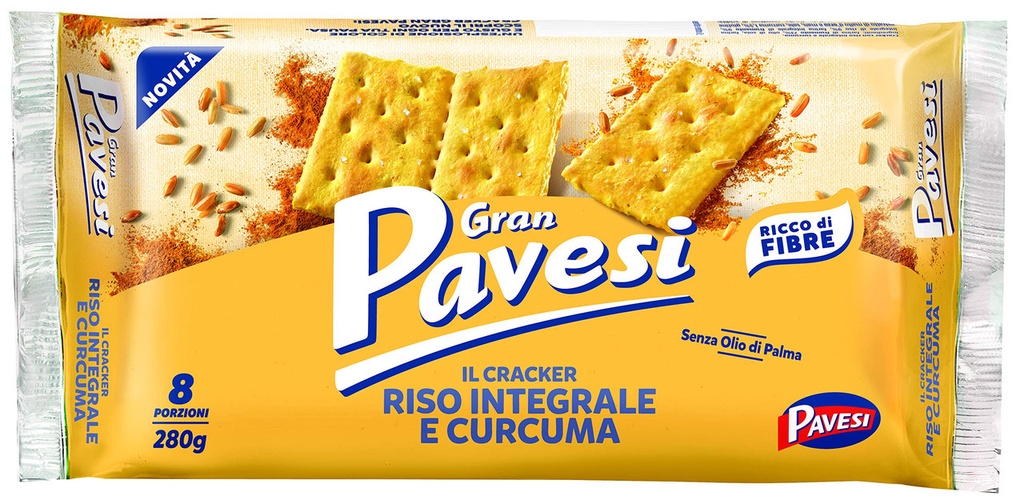 GRAN PAVESI I CRACKER CURCUMA INTEGRAL