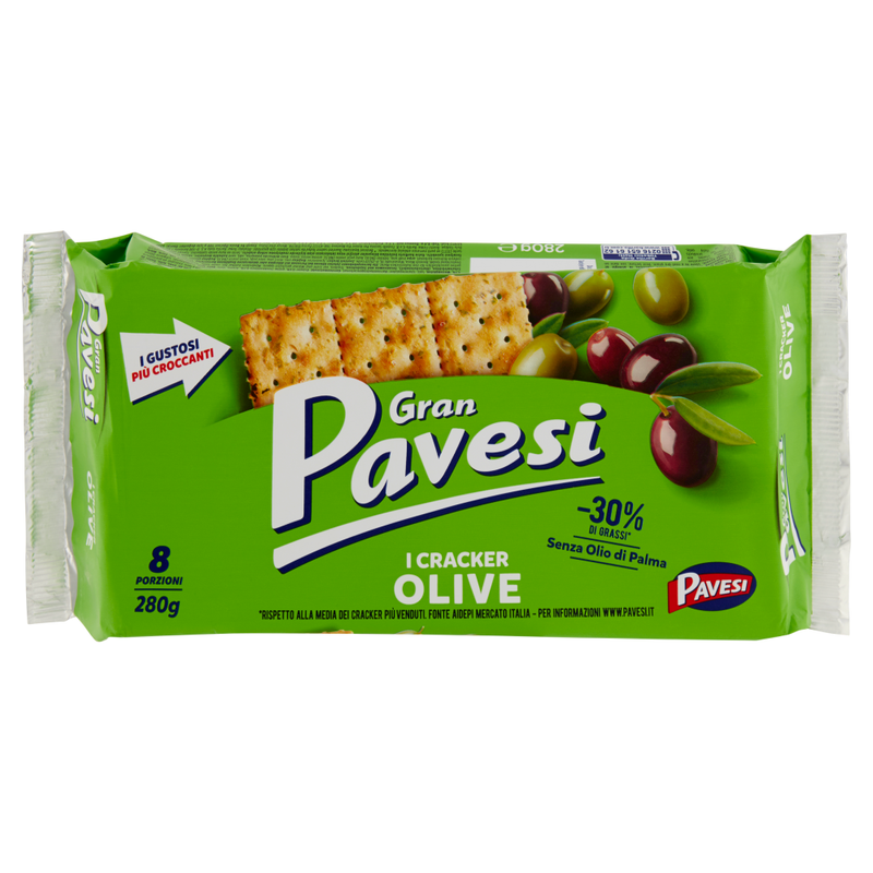 GRAN PAVESI I CRACKER OLIVE 280G