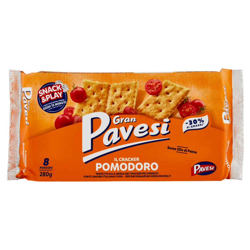 GRAN PAVESI I CRACKER POMODORO 280G