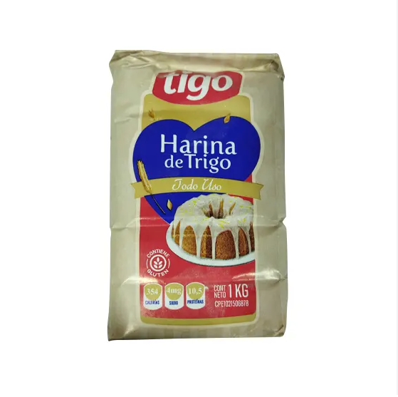 HARINA DE TRIGO TODO USO TIGO 1KG