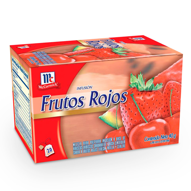 INFUSION FRUTOS ROJOS MCCORMICK 20GR