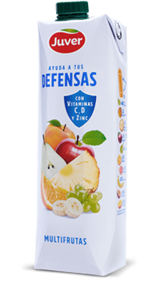 JUGO MULTIFRUTAS DEFENSAS JUVER 1L