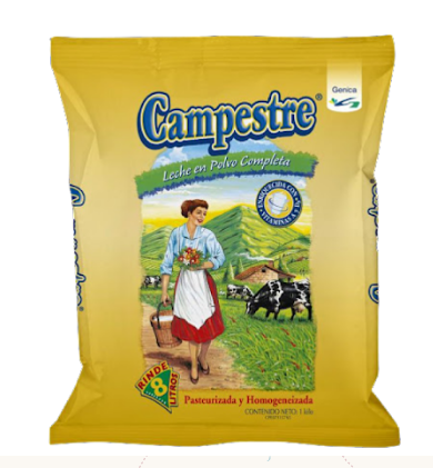 LECHE COMPLETA CAMPESTRE 900GR