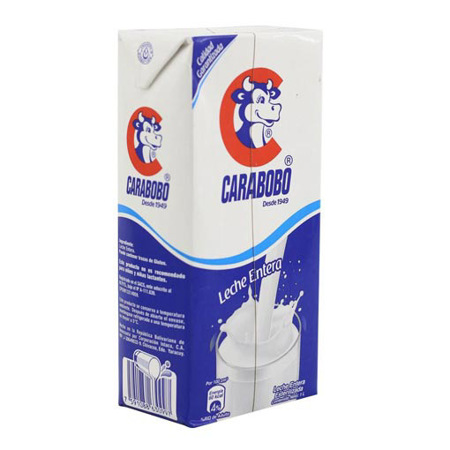 LECHE ENTERA CARABOBO 1L