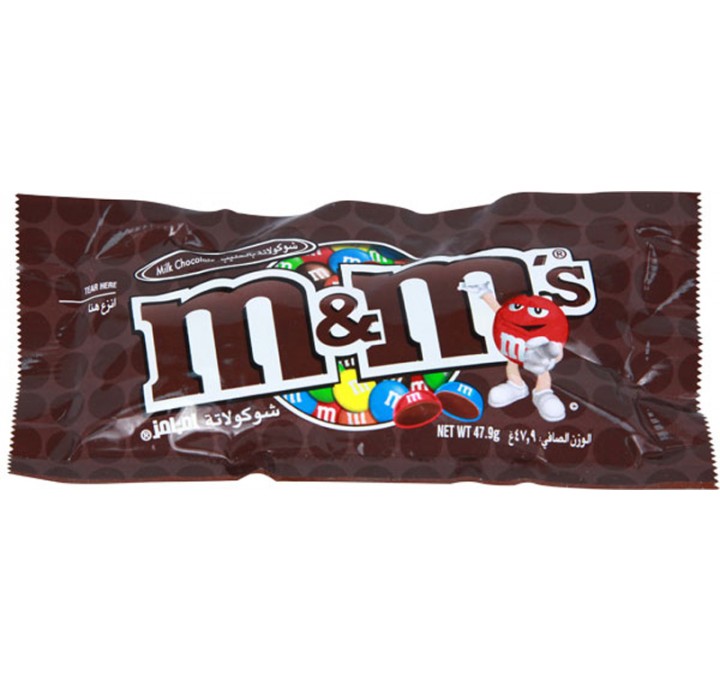 M&M´S MILK CHOCOLATE CANDIES 47.9G