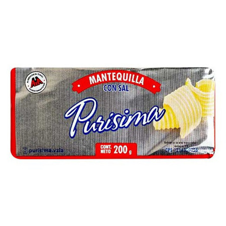 MANTEQUILLA C/SAL BARRA PURISIMA 200GR