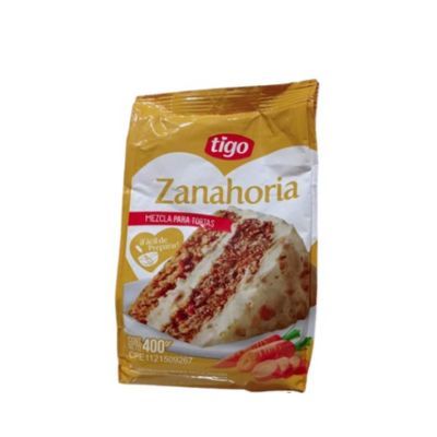 MEZCLA PARA TORTA ZANAHORIA TIGO 400GR