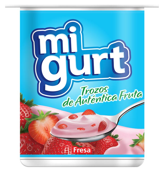 MI GURT TROZOS FRESA 125G