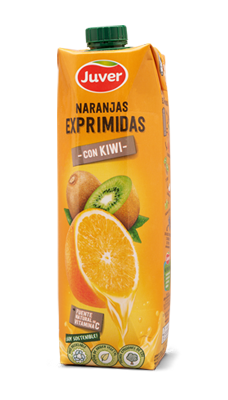 NARANJAS EXPRIMIDAS CON KIIWI JUVER 1L