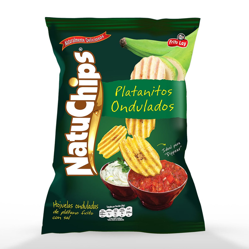 NATUCHIPS ONDULADOS 245G