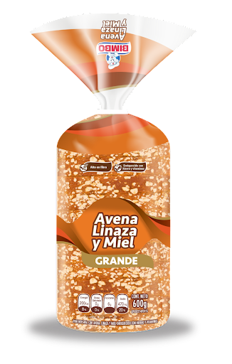 PAN BIMBO AVENA LINAZA Y MIEL 600GR