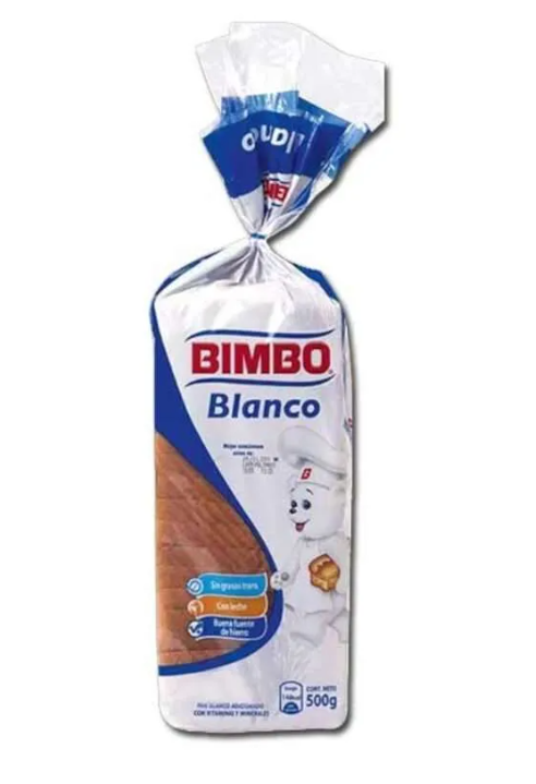 PAN BIMBO BLANCO 500G