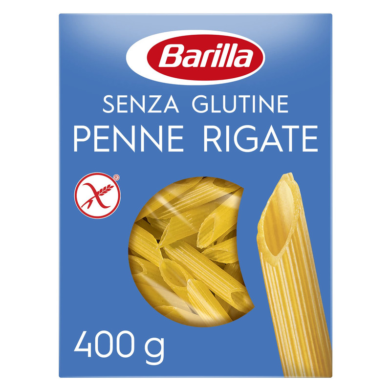 PASTA BARILLA PENNE RIGATE GLUTINE 400G