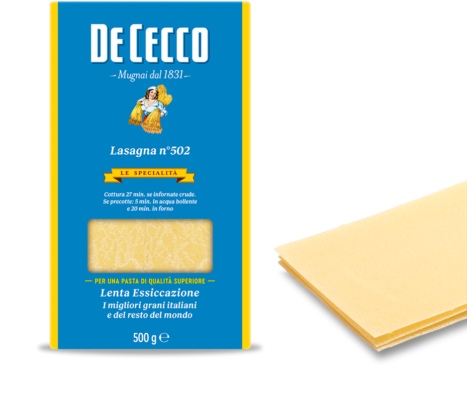 PASTA DE DECCO LASAGÑA 500G