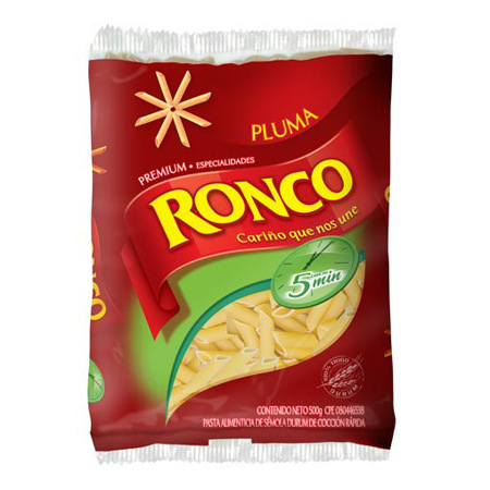 PASTA RONCO PLUMA 500GR