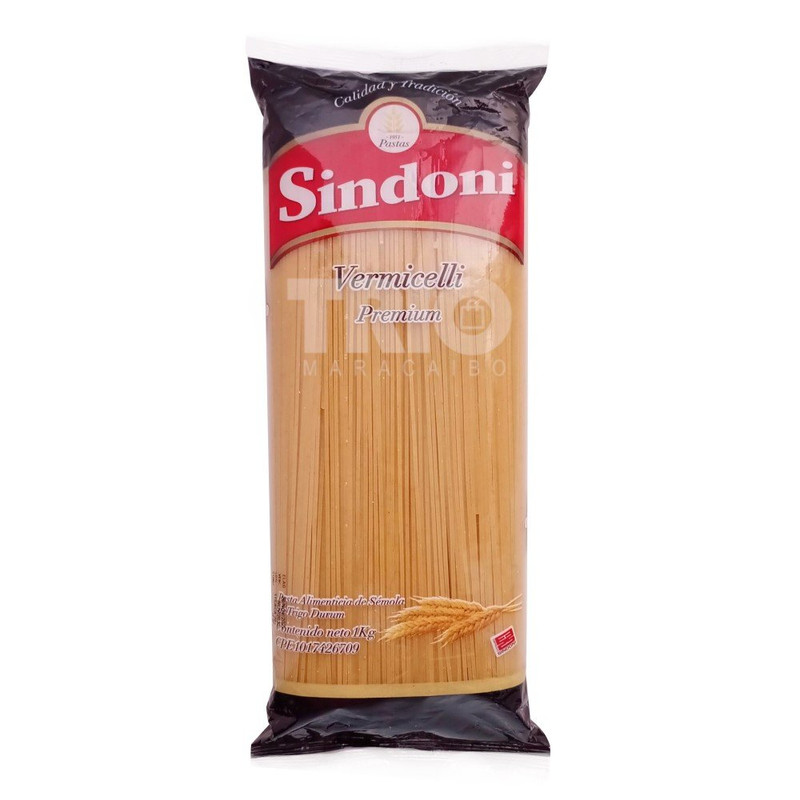 PASTA SINDONI PREMIUM VERMICELLI 1KG 