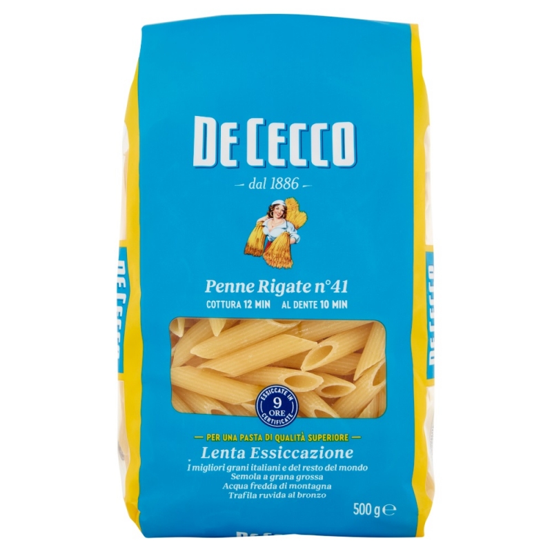 PENNE RIGATE N-41 DE CECCO 500 Gr