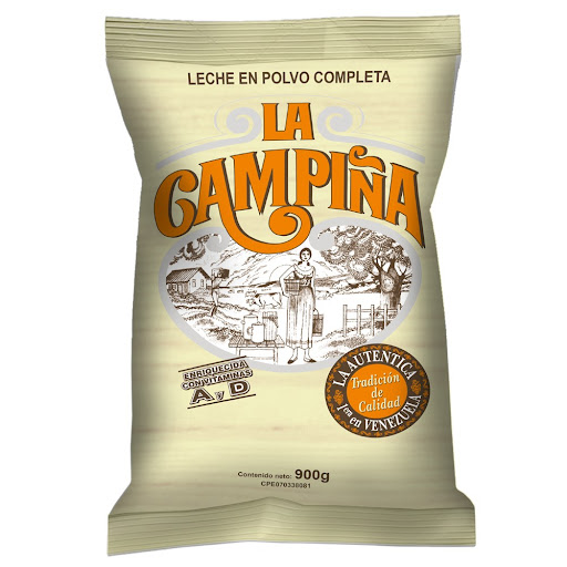 [7591014011661] LECHE EN POLVO COMPLETA LA CAMPIÑA 900GR