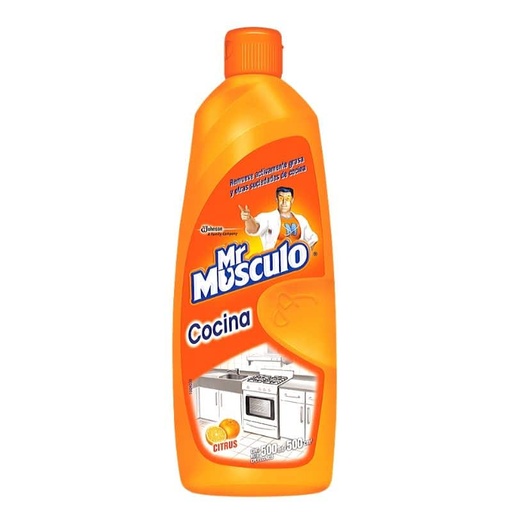 [5055] MR MUSCULO COCINA ANTIGRASA NARANJA 500M